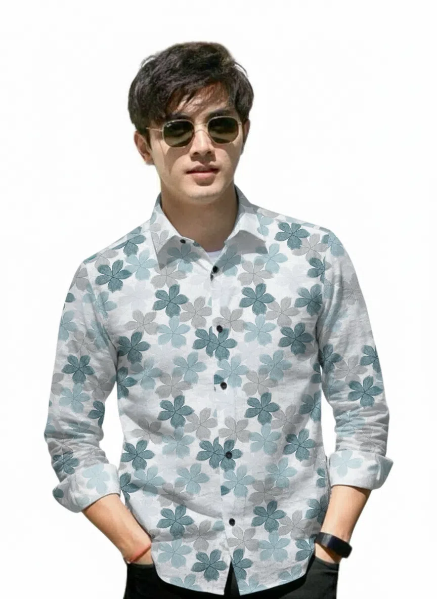 Flower print summer vibe's Shirt Flower print summer vibe's Shirt
