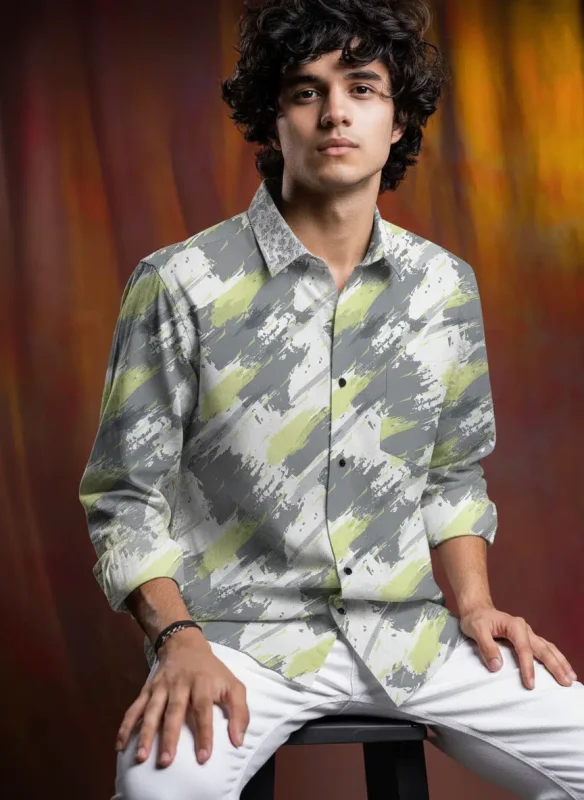 Digital print summer vibe's - full sleeve shirt