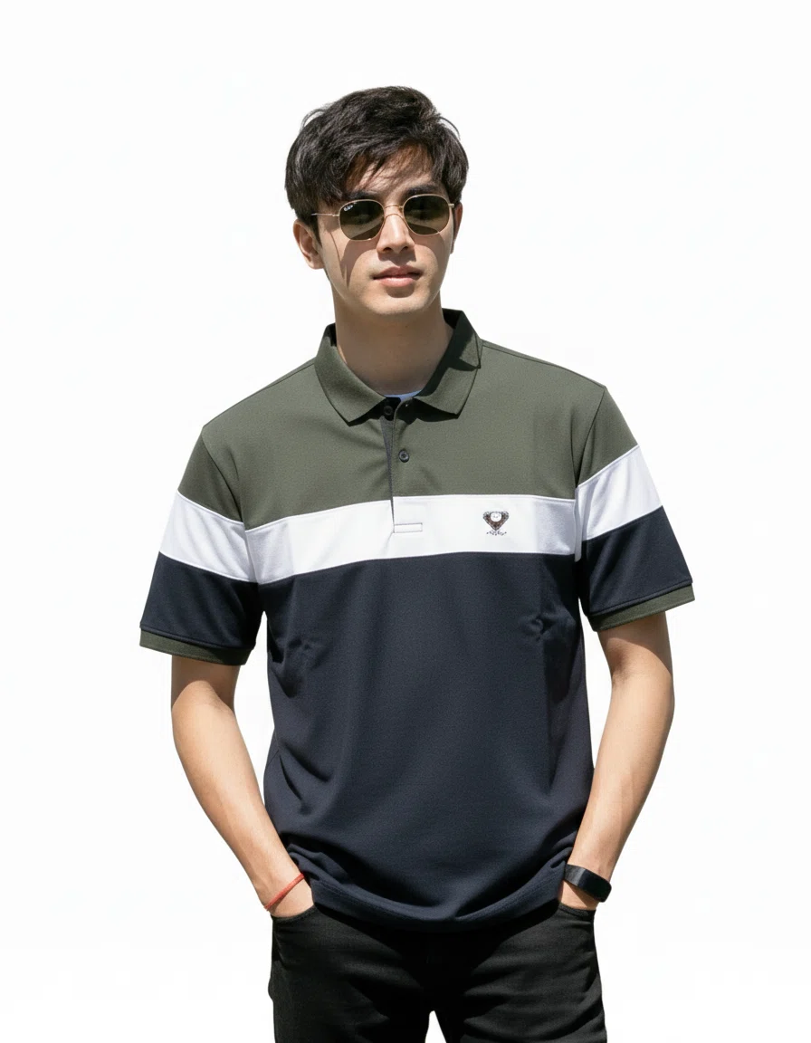 Polo Shirt - striped pattern Polo Shirt - striped pattern