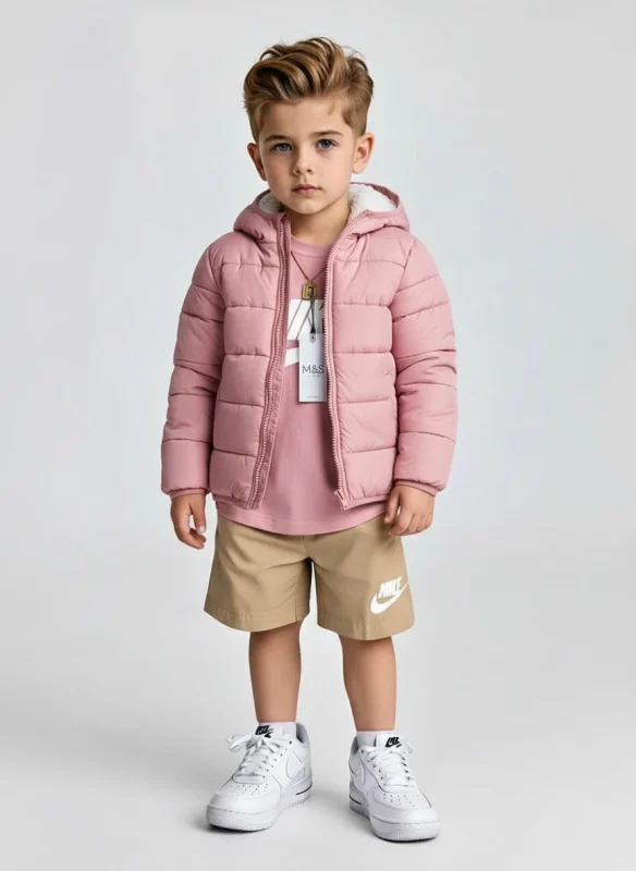 Pink Colour winter jacket- For Child