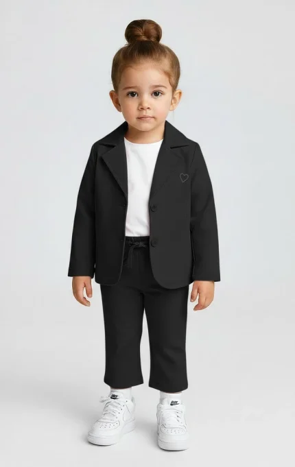 Kids Blazer Light Black colour