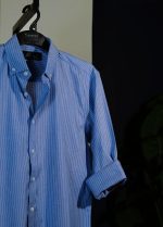 Blue Striped Long Sleeve Shirt