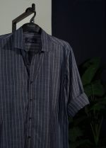 Dark Ash Color Full Sleeve Shirt.