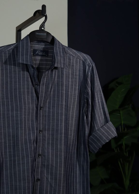 Dark Ash Color Full Sleeve Shirt.