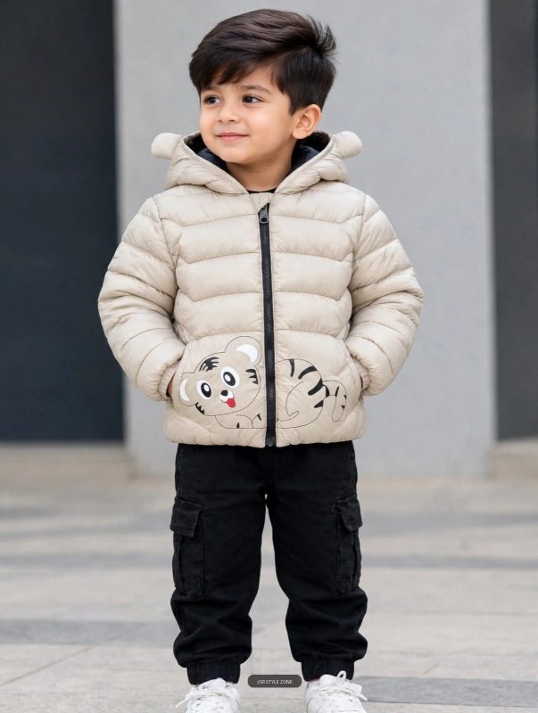 Boys Casual Winter Puffer jacket.