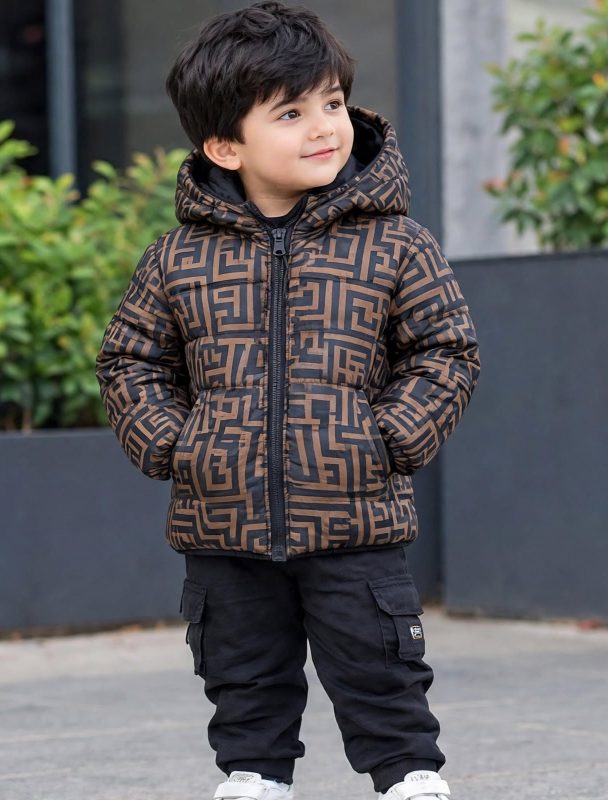 Fendi Kids Reversible Puffer Jacket